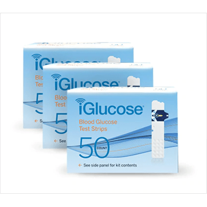 iGlucose® Test Strips 3-Pack of 50 Count