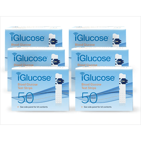 iGlucose® Test Strips 6-Pack of 50 Count